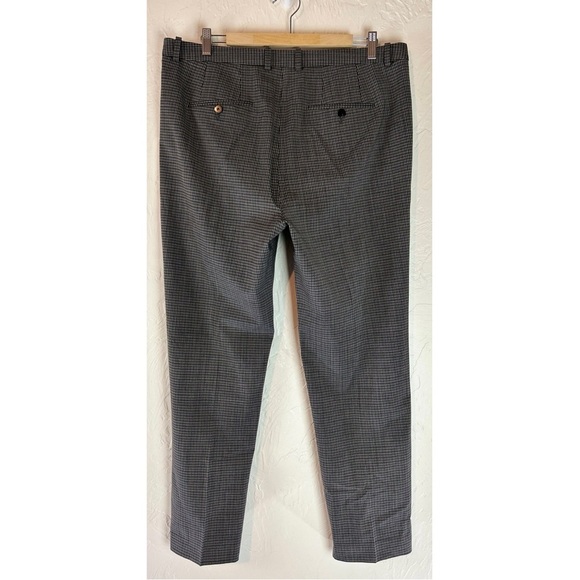 Theory Heartsdale Clasic Check Wool Blend Trouser Pants Workwear Office, size 12 - Picture 4 of 9
